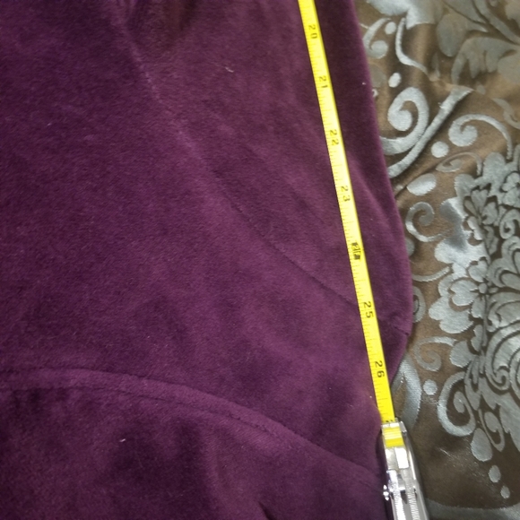 Sz XL LL Cool J  Purple Velour Jacket - Picture 9 of 15